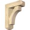 Ekena Millwork Westlake Craftsman Rough Sawn Bracket w/ Offset Brace, Douglas Fir, 6"W x 18"D x 22"H BKT0604X18X22WTL04RDF - alternate 1